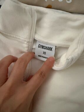 Gymshark White XS Sweatpants